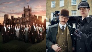 Downton Abbey and Sherlock Holmes promo images