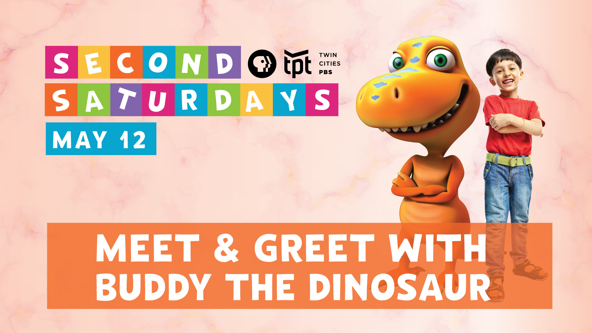 Second Saturday Meet and Greet with Buddy the Dinosaur